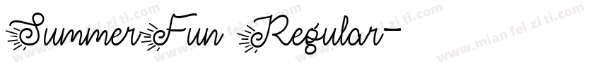 SummerFun Regular字体转换